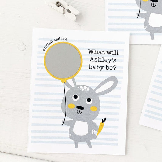 Baby Shower Scratch Offs Hello Little One – Paper Cute Ink