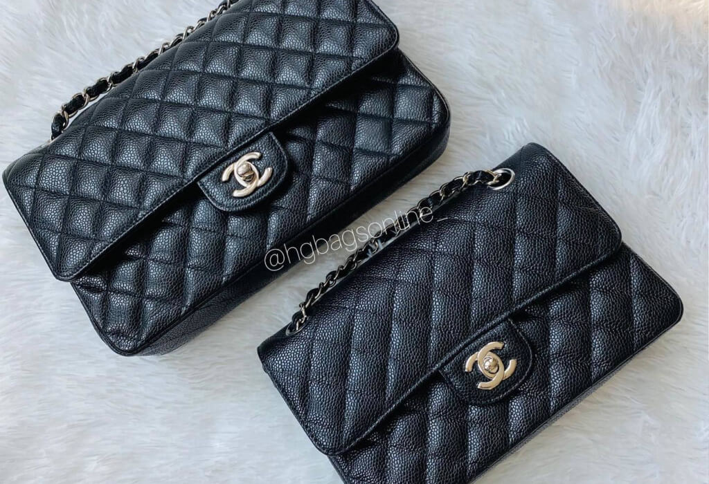 black Chanel leather bag