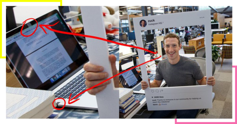 Mark Zuckerberg laptop cover
