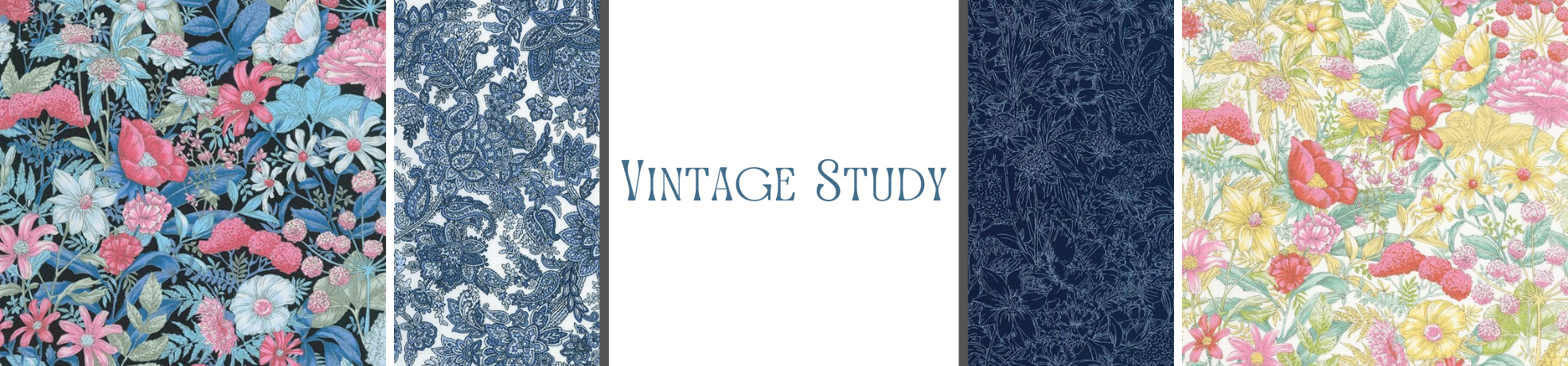 Vintage Study Fabric Collection
