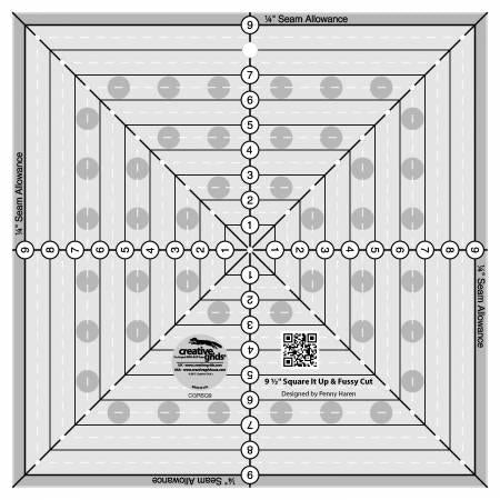 Creative Grids Quilting Ruler3 1/2in Square - CGR3