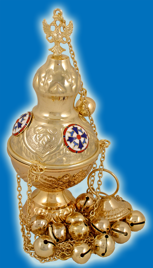 Russian Store - Antique Russian Orthodox brass thurible (kadilo) Orthodox  Church censer