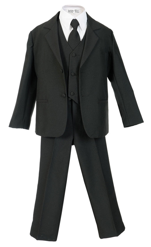3 Piece Black Herringbone Suit with Grey Waistcoat for Hire | Rathbones  Tailor