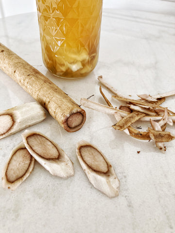 burdock root for liver and skin detox vinegar