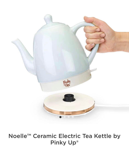 Pinky Up Presley Tea Kettle, Stovetop Stainless Steel Kettle, Whistling, Tea  Accessory gifts, Fast Boil Water Kettle, Wooden Handle, 70 oz, Pistachio –  Pinky Up Tea