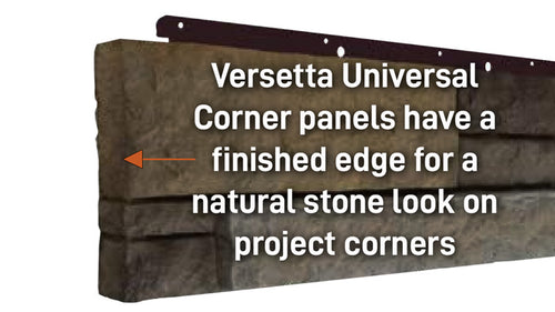 Versetta Stone Corner panel diagram