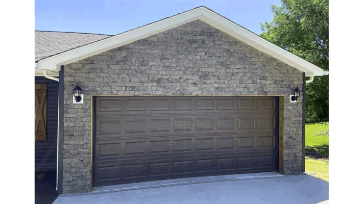 Stone Veneer Siding Evolve Stone National True on Garage