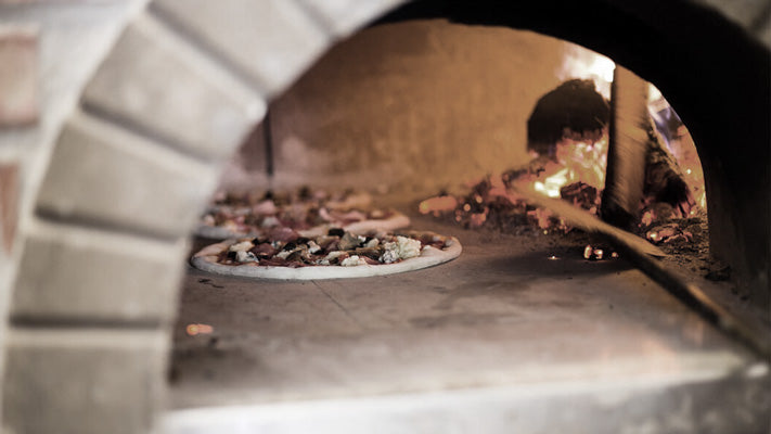 refractory cement pizza over mortar