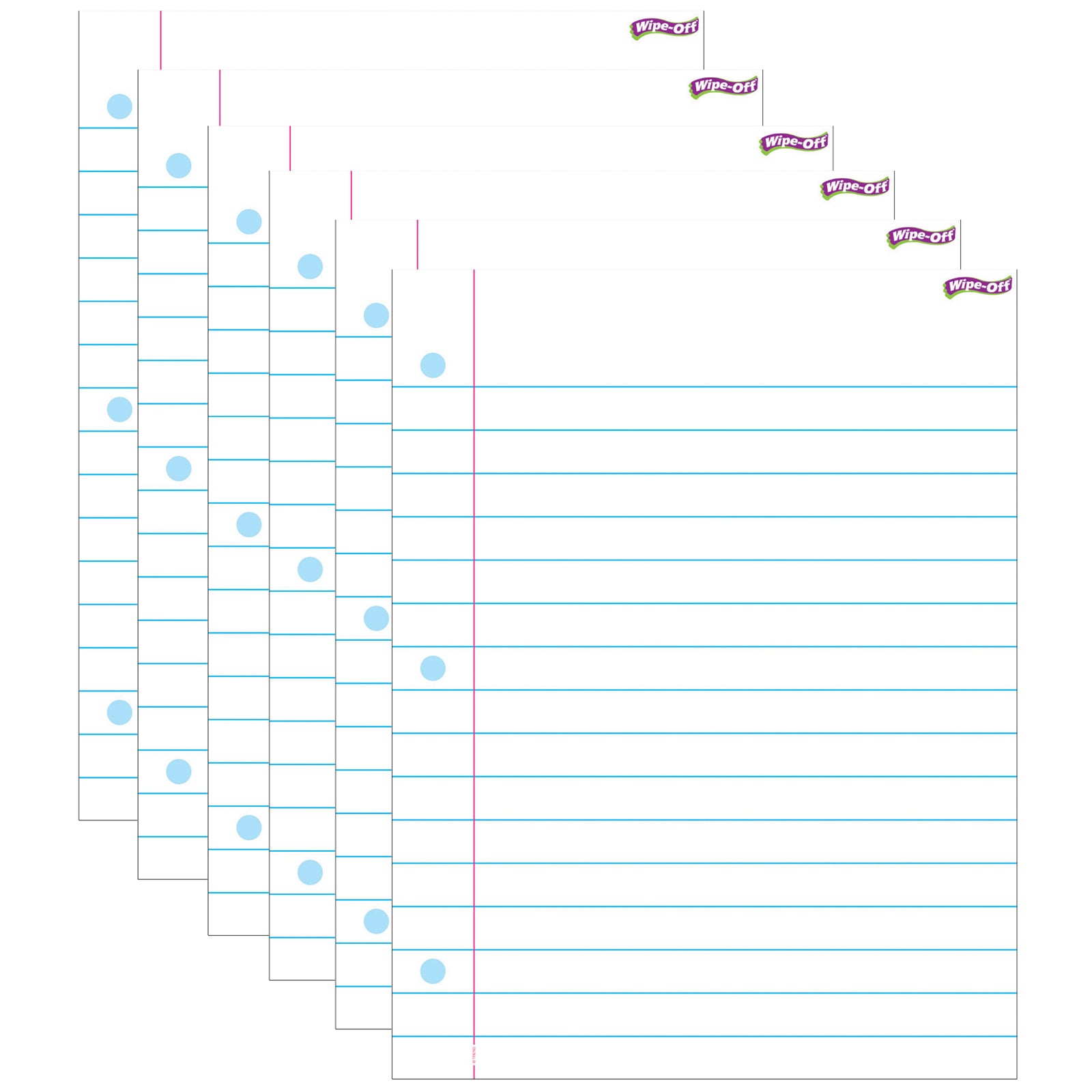 Graphing Grid (Large Squares) Wipe-Off Chart, 17