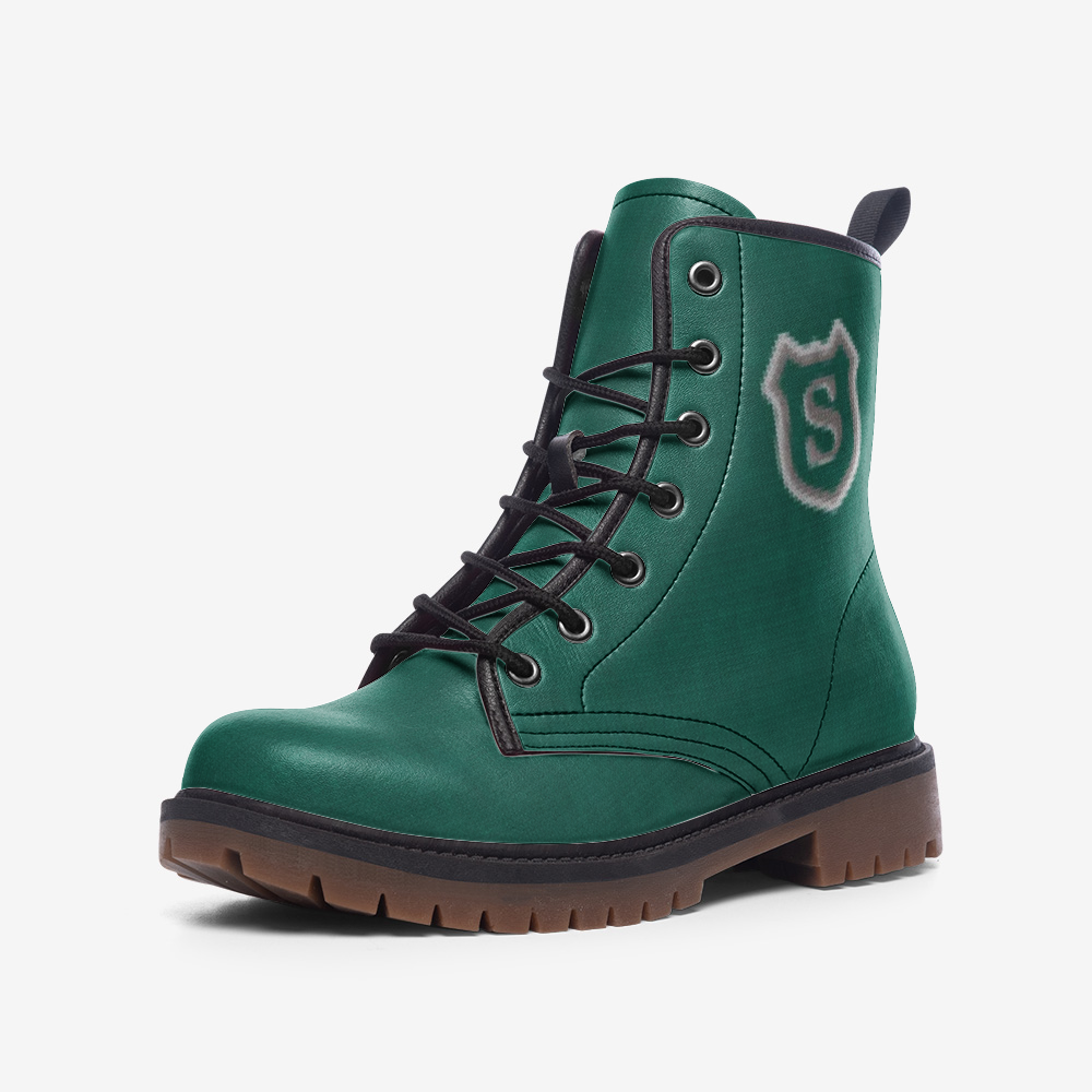 slytherin combat boots