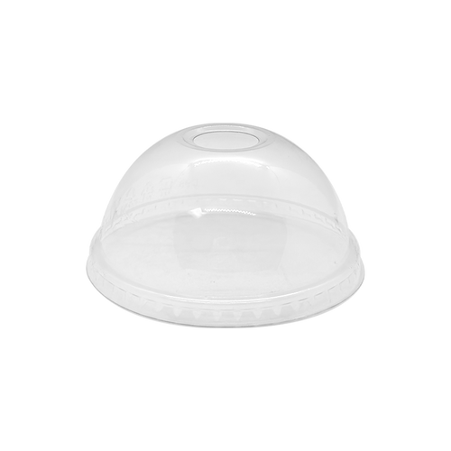 [Case of 1000] Disposable Plastic Dome Lids for 10, 12, 16, & 20 oz. Paper  Hot Coffee Cup - White