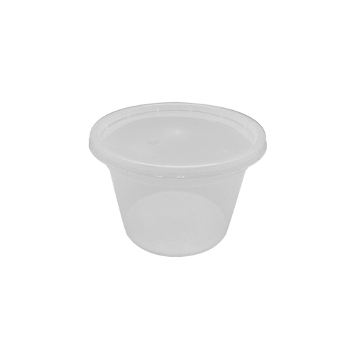 32 oz Soup Containers with Lids Disposable Plastic 240 Set