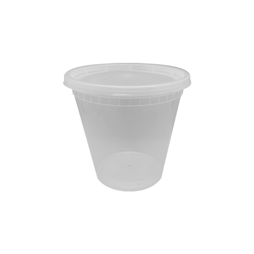 Deli Containers Heavy-duty with airtight lids-16 Oz-240 sets/case