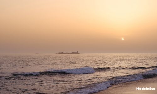 Meeresspiegelanstieg an der Strandküste