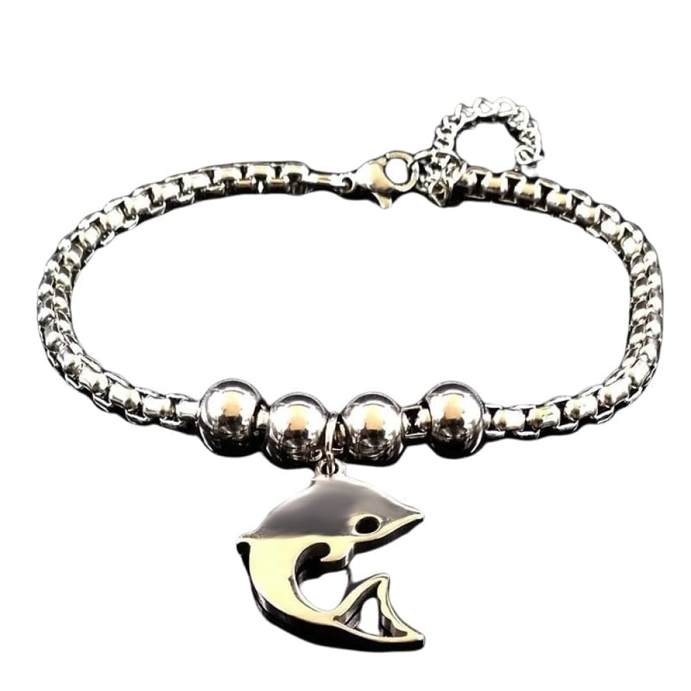 Stainless Steel Dolphin Bracelet