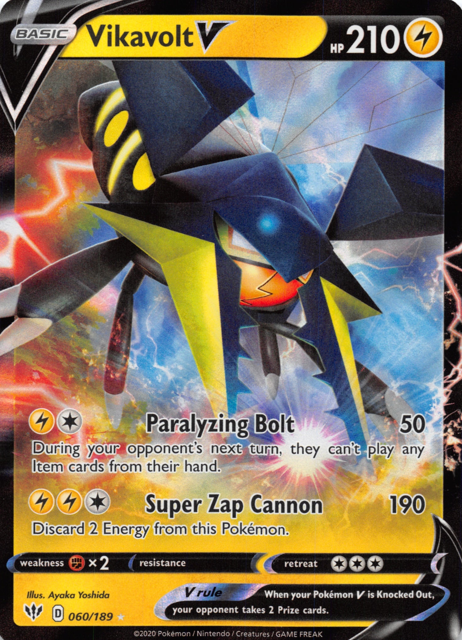 Carta Pokemon Eternatus VMAX Português 117/189 Card Original Copag V MAX