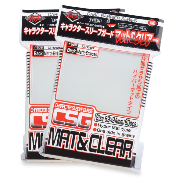 60ct KMC Character Guard - Matte Clear Standard Sleeve Covers - Duel Kingdom