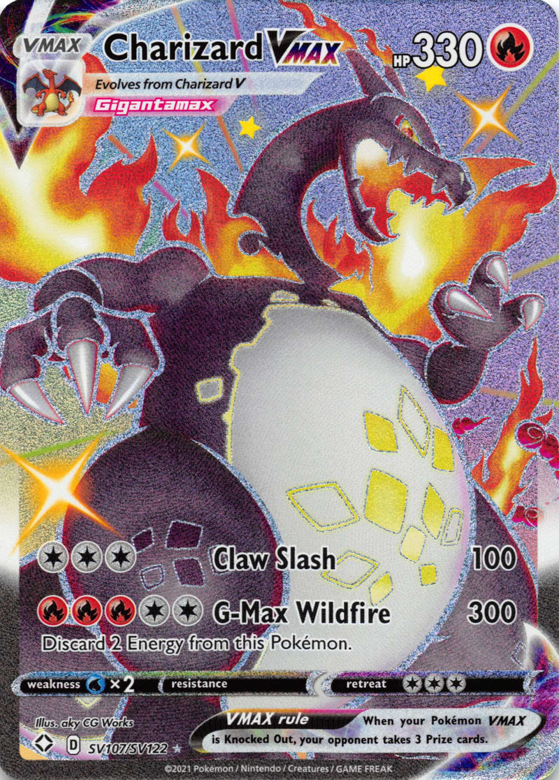 rainbow charizard card