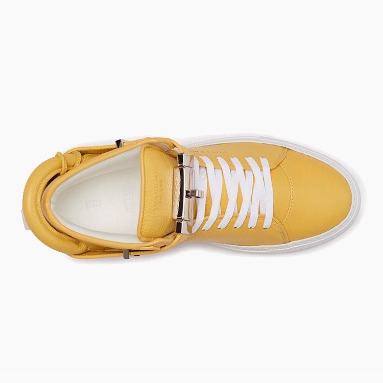 yellow buscemi sneakers