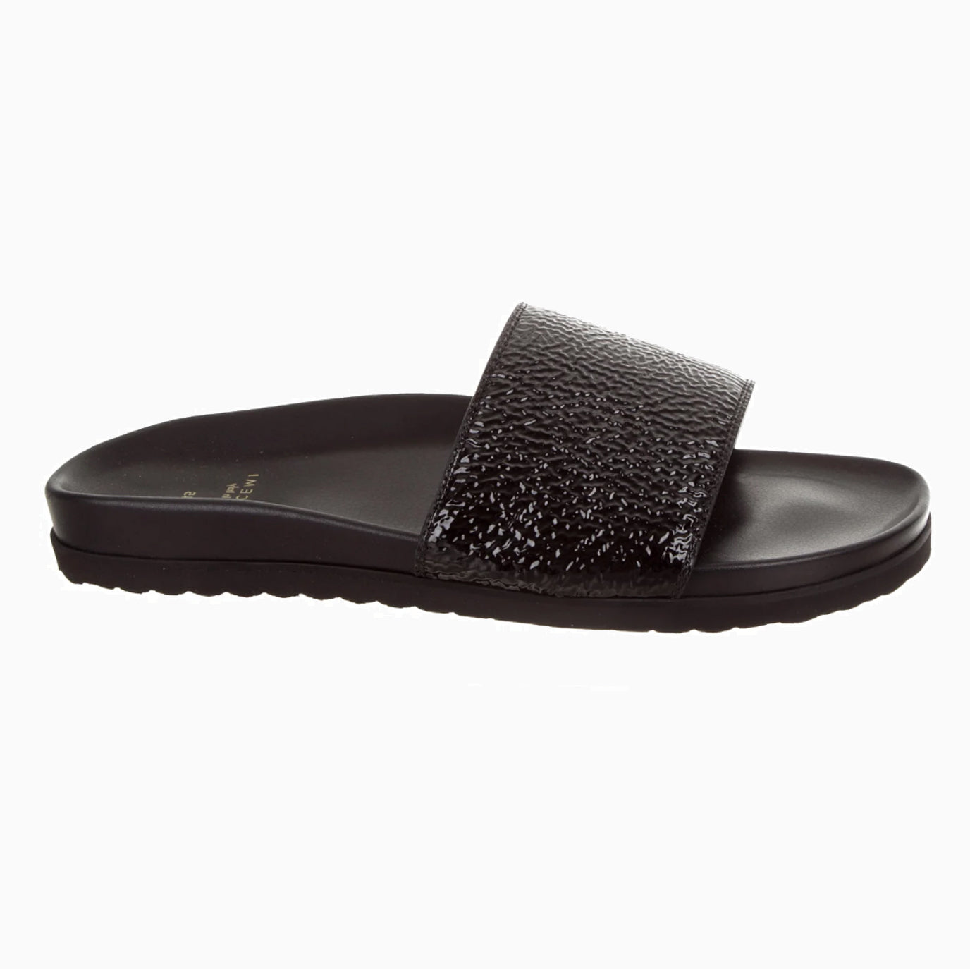 black slides with pearls