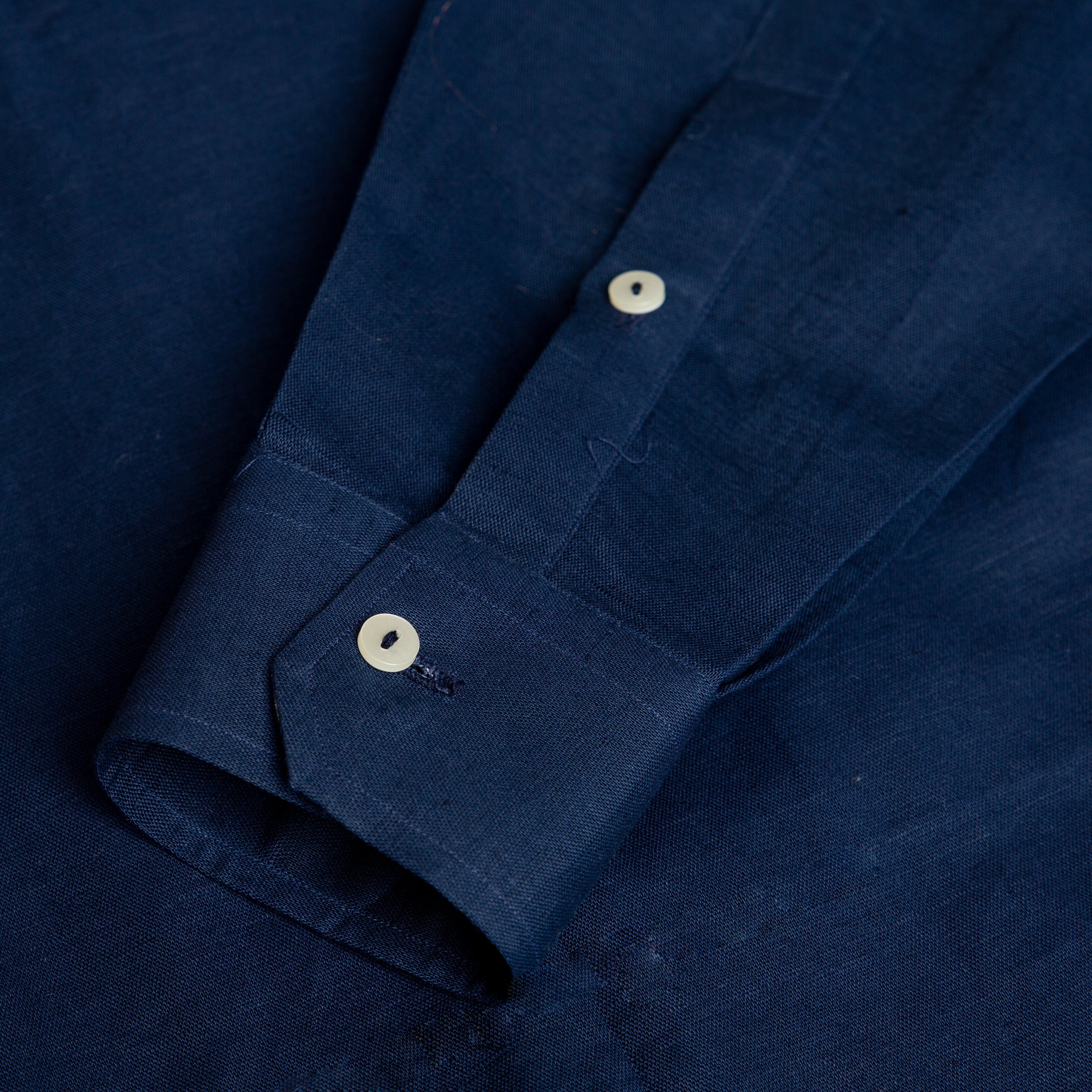 Navy Blue Linen Shirt – Project Linen