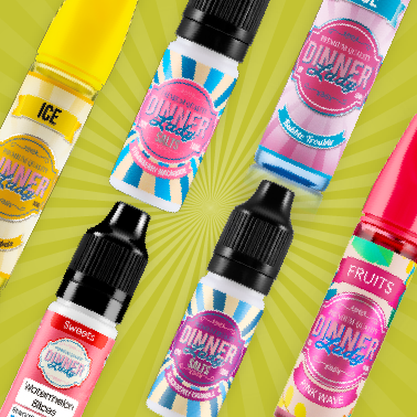 Mix & Match 30:70 10ml E-Liquids | 3 for £10 – Dinner Lady