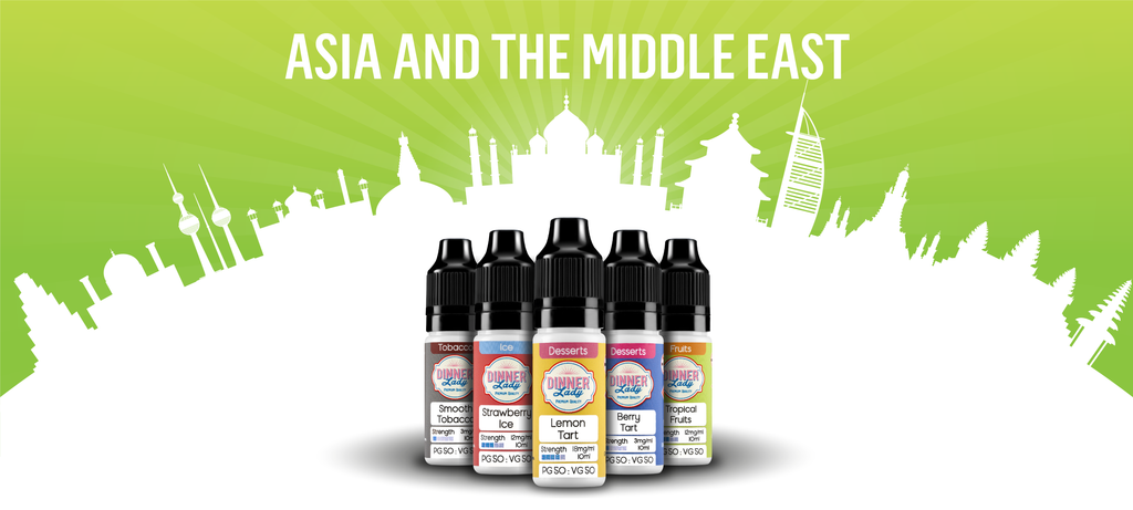 Vape Dinner Lady Travelling to Asia and the Middle East with E-Liquids