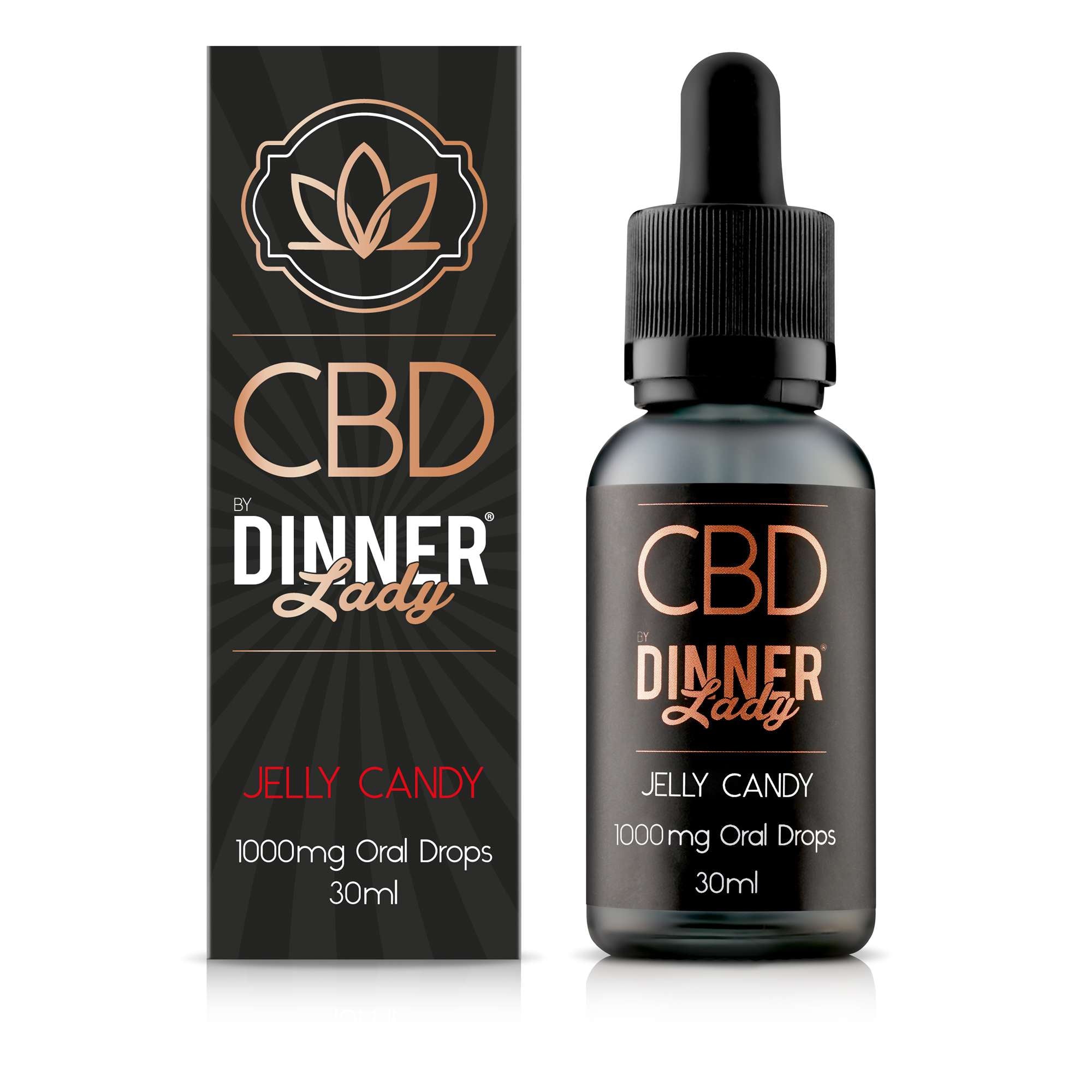 Dinner Lady CBD Jelly Candy oral drops / tinctures - 30ml - 1000mg