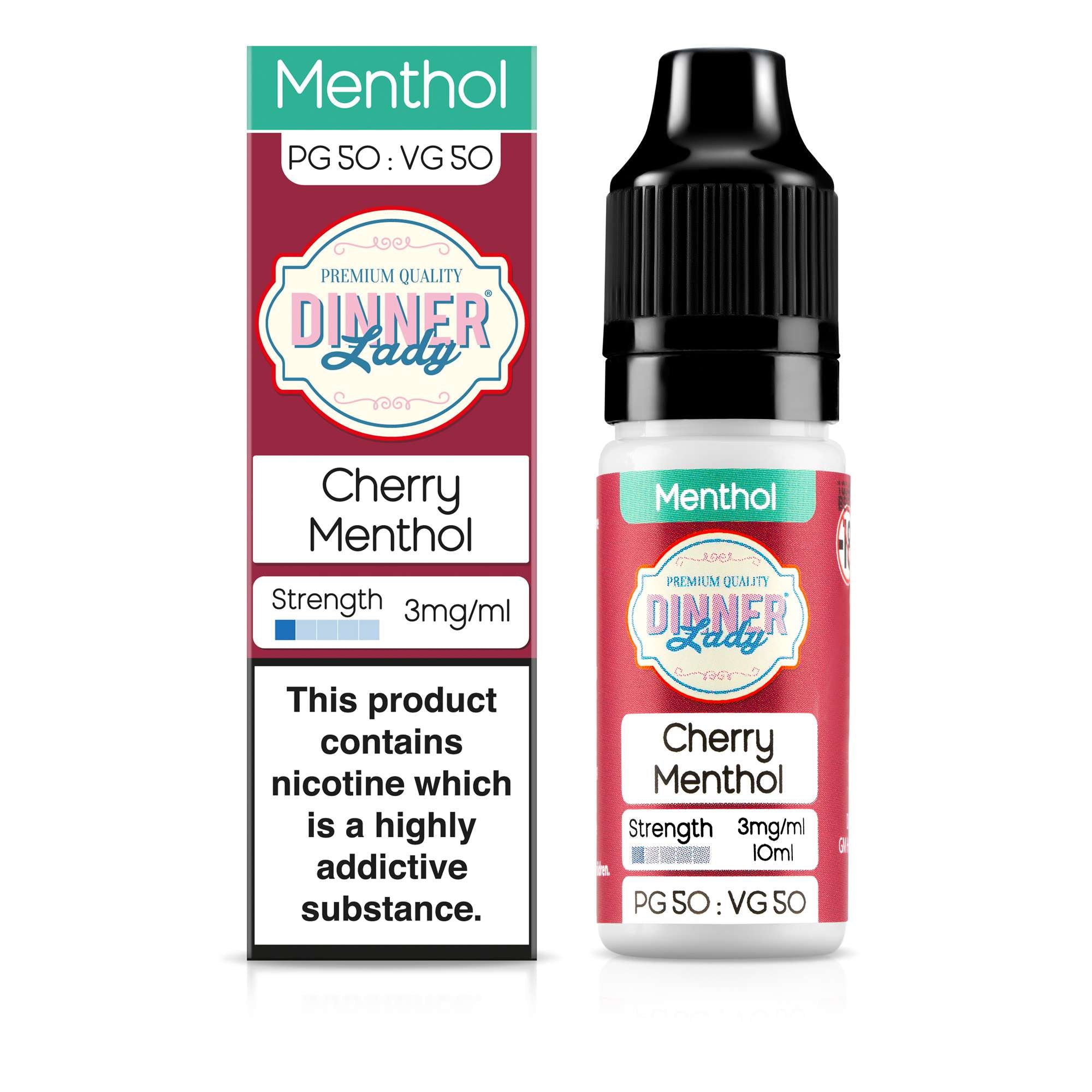 Cherry Menthol 50:50 10ml E-Liquid - 3mg