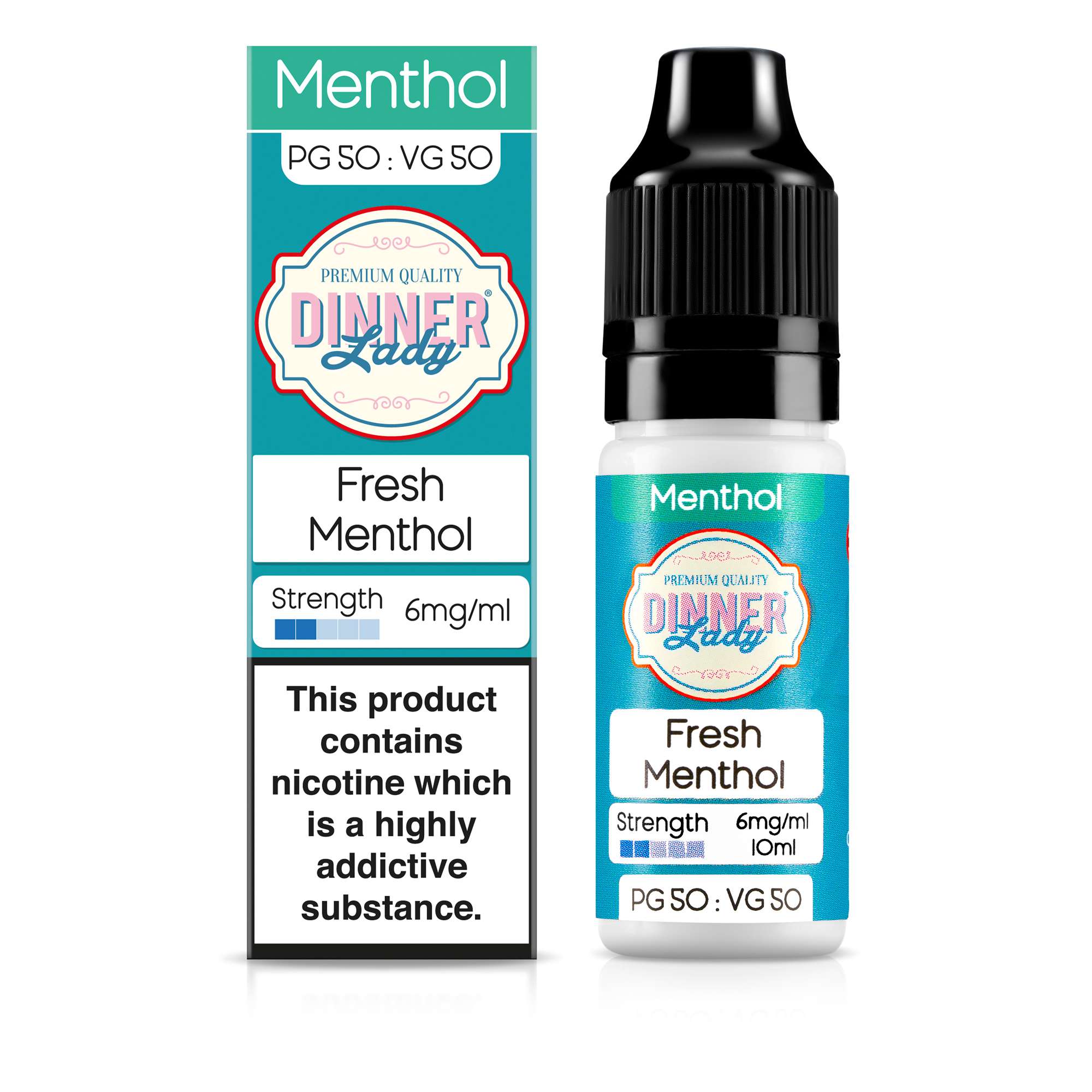 Fresh Menthol 50:50 10ml E-Liquid - 6mg