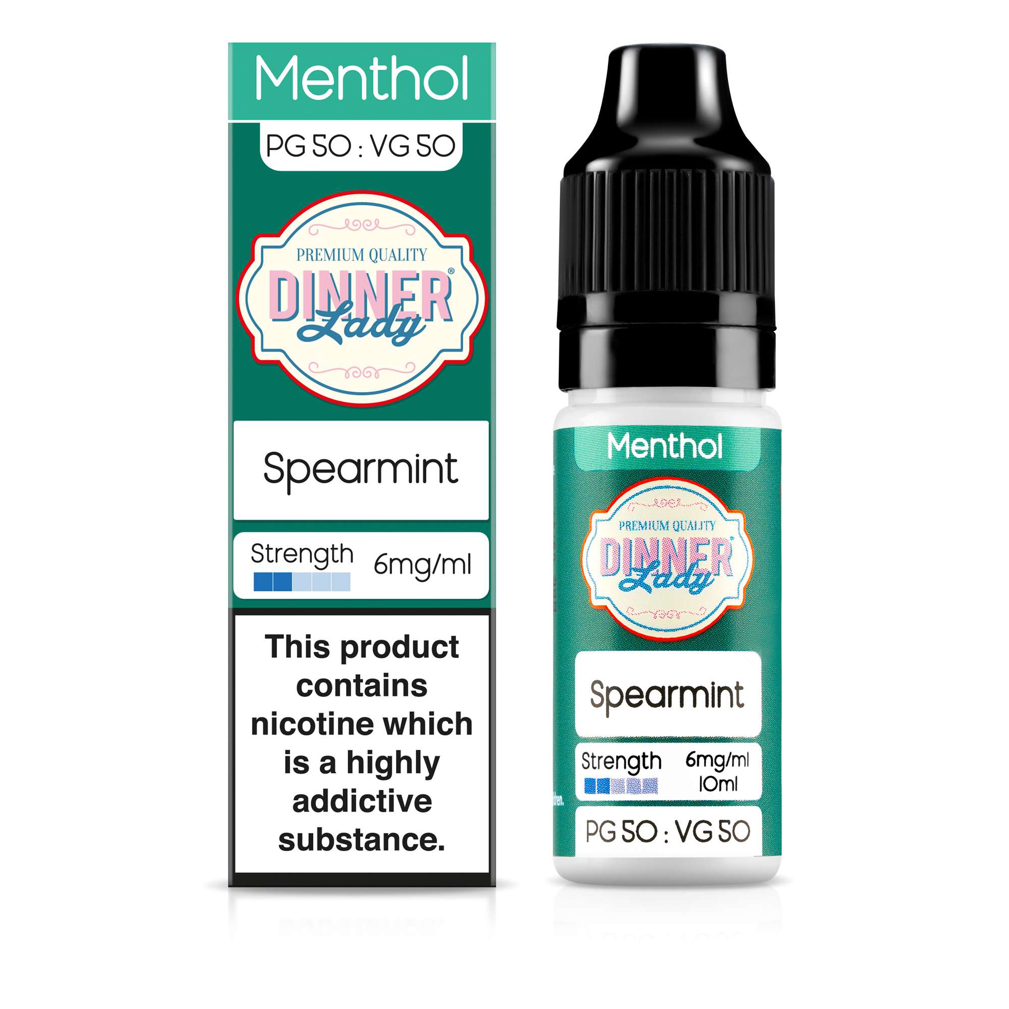 Spearmint 50:50 10ml E-Liquid - 6mg