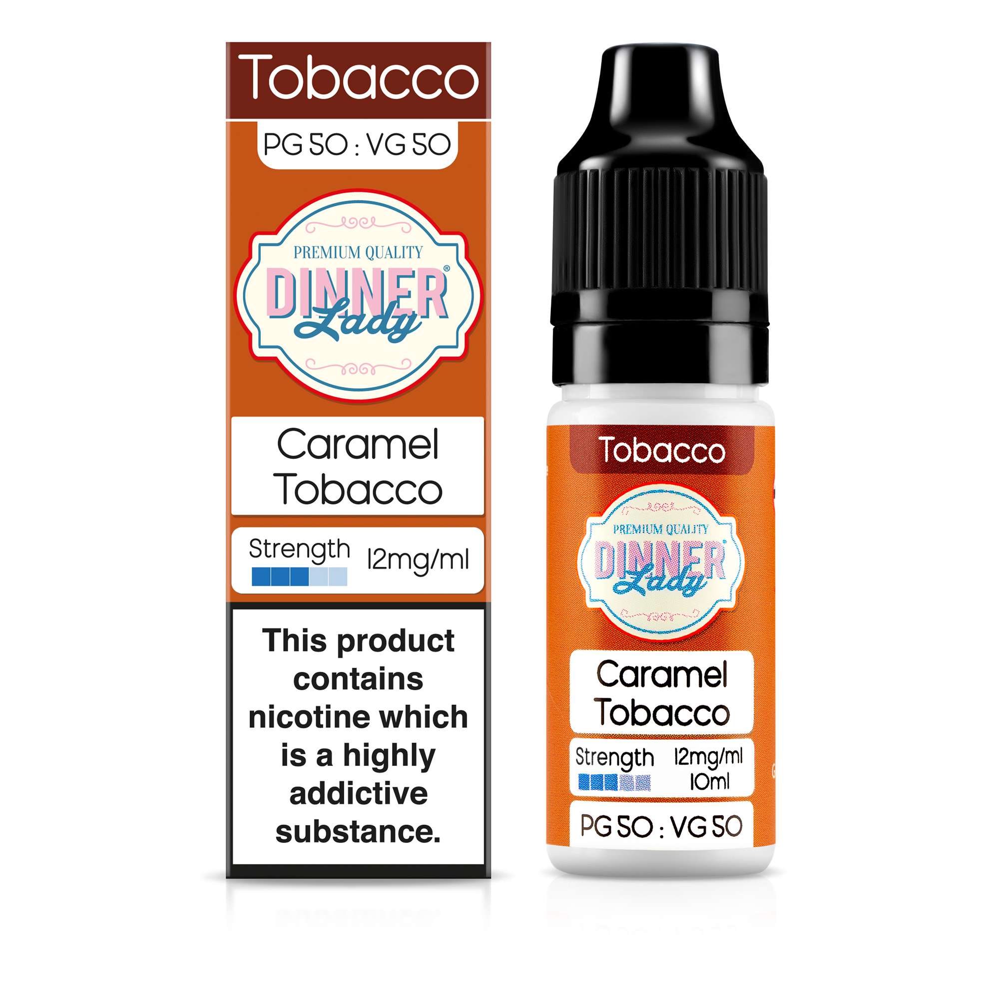 Caramel Tobacco 50:50 10ml E-Liquid - 12mg