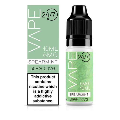 Vape 24/7 Spearmint 50:50 10ml E-Liquid