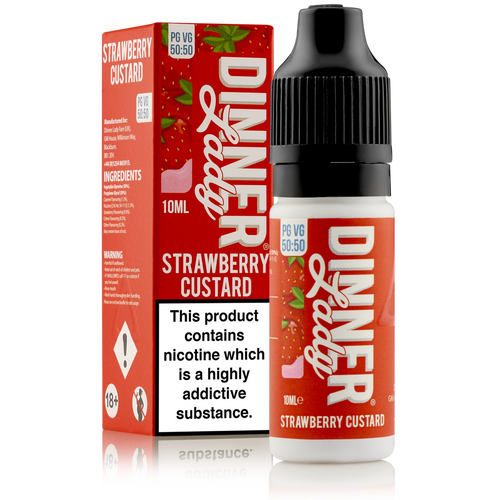 Strawberry Custard 50:50 10ml E-Liquid (Old Bottle Design)