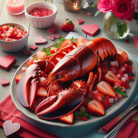 Lobster Tails with Fresh Strawberry Salsa