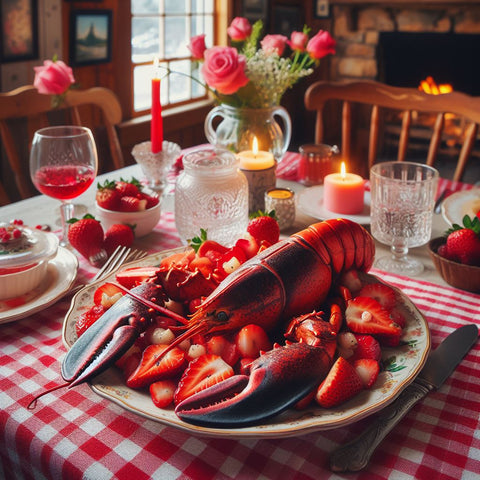 Savory Elegance: Lobster Tails with Fresh Strawberry Salsa