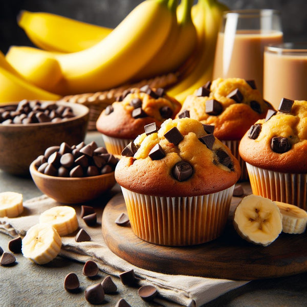 Banana Chocolate Chip Muffins