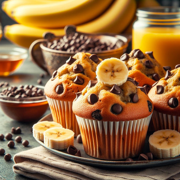 Banana Chocolate Chip Muffins