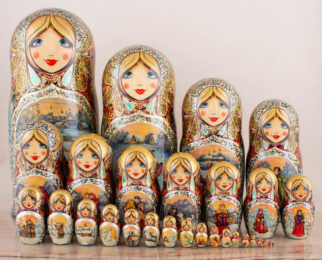 30 piece nesting doll