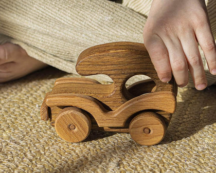 Wood toy cars Waldorf toys Wood tractor Wooden motorcycle Wood car Wood  forklift - Shop FirebirdWorkshop Kids' Toys - Pinkoi