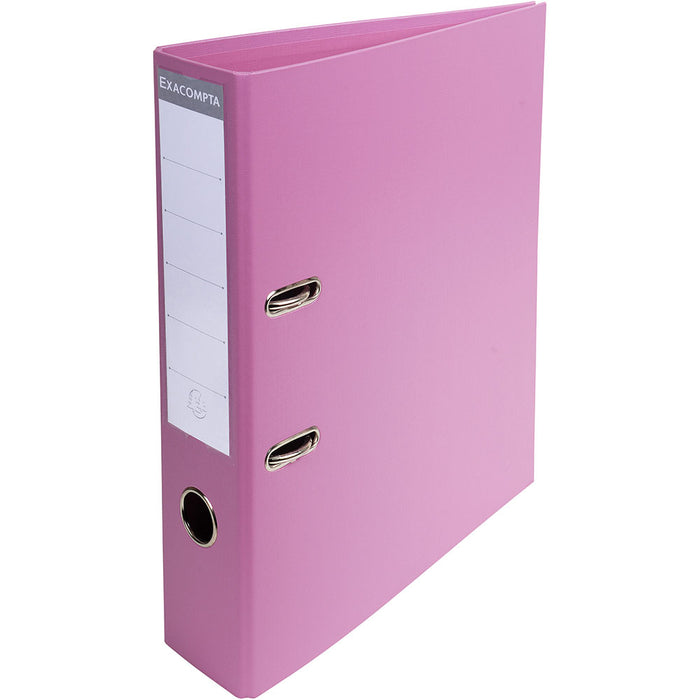 Exacompta Lever Arch File A4 70Mm Pink