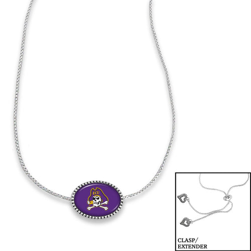 East Carolina Pirates Adjustable Slider Bead Necklace