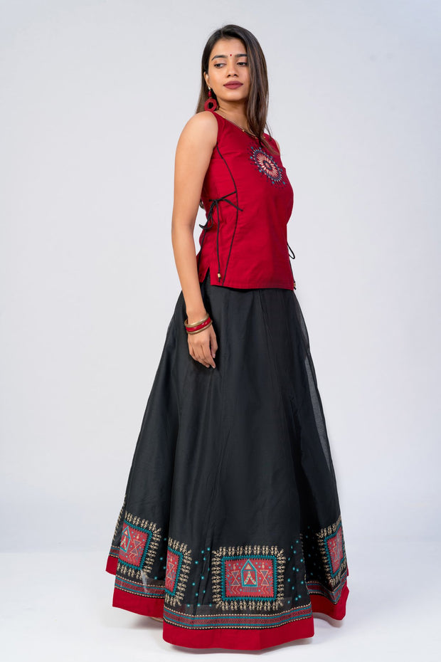 Buy Women Skirt and Top | Skirt and Top Set Online in India – Maybell ...