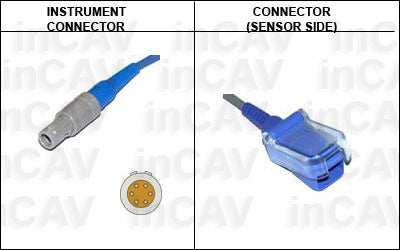 Vs800 Mindray Module Spo2 Sensor Extension Cable - inCAV Medical And Laboratory Equipment
