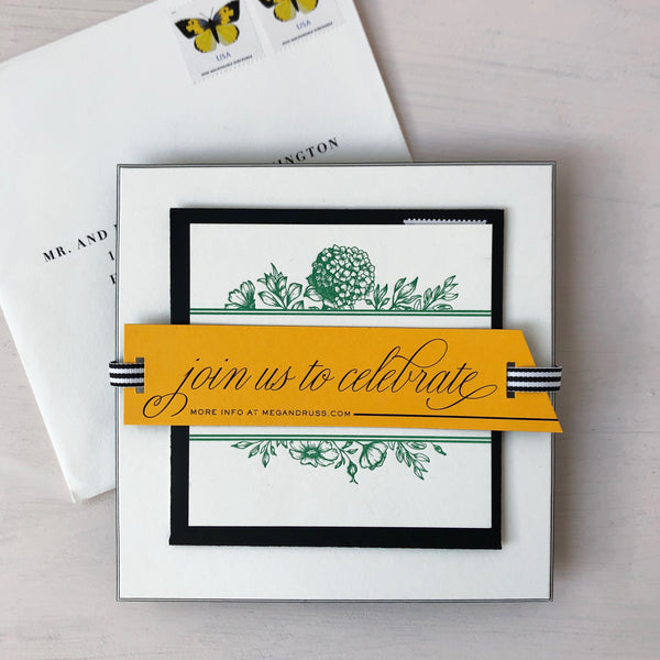 Traditional wedding invites - LemonWedding