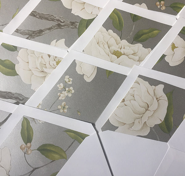 Zoffany Romy's Garden Silver Envelope Liners