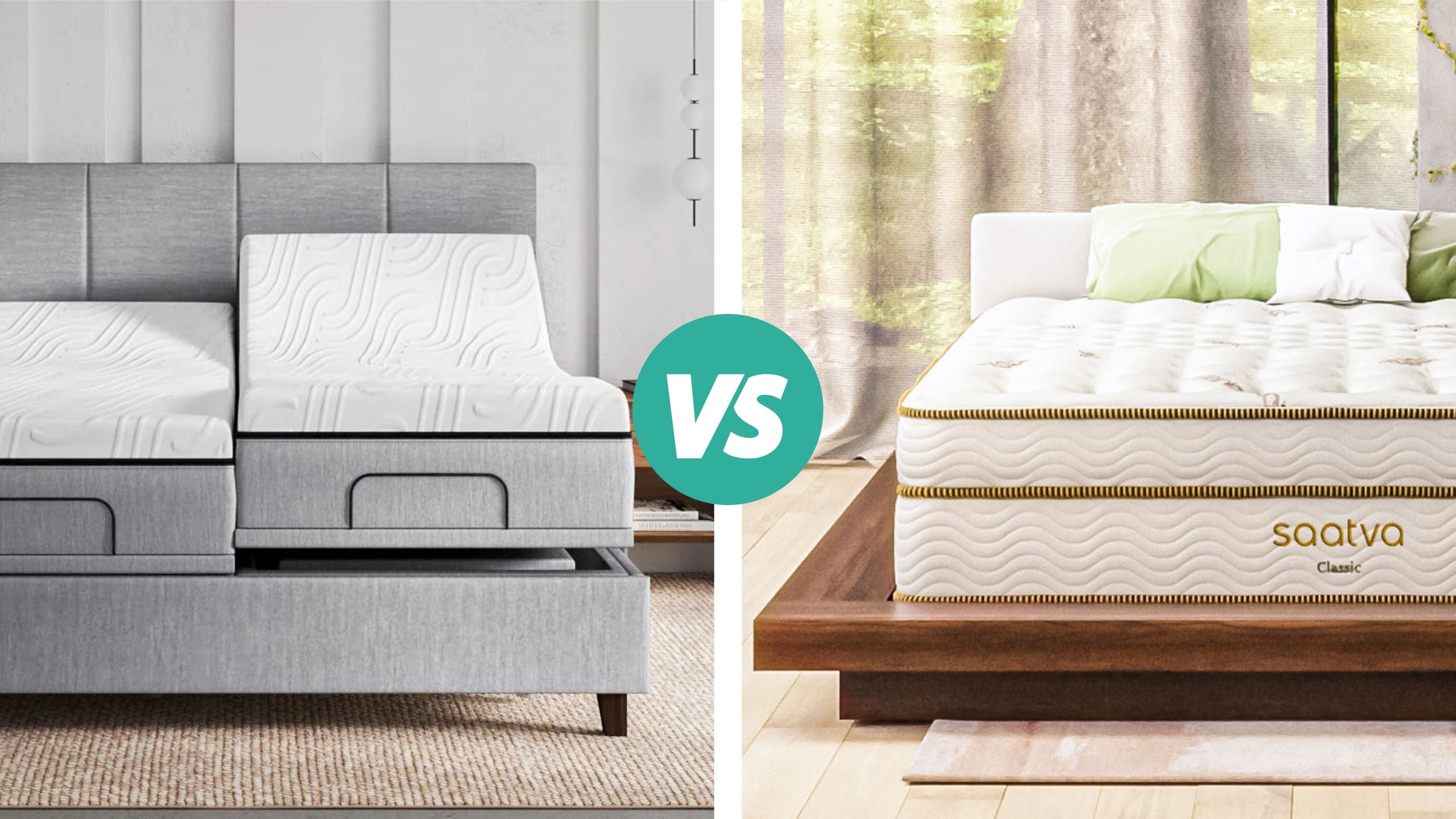 Personal Comfort vs. Saatva Mattress Header