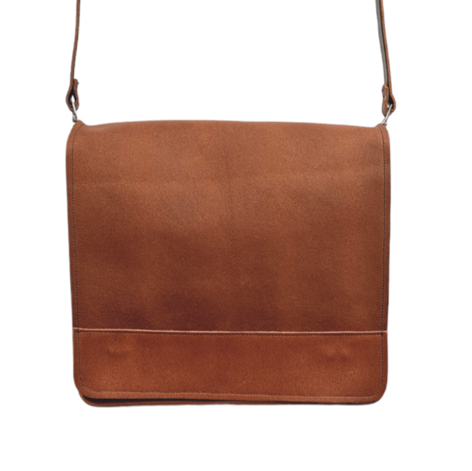 Men’s Leather Tannery Messenger - Tan