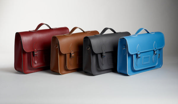 Zatchels handmade leather satchels in an assortment of colours