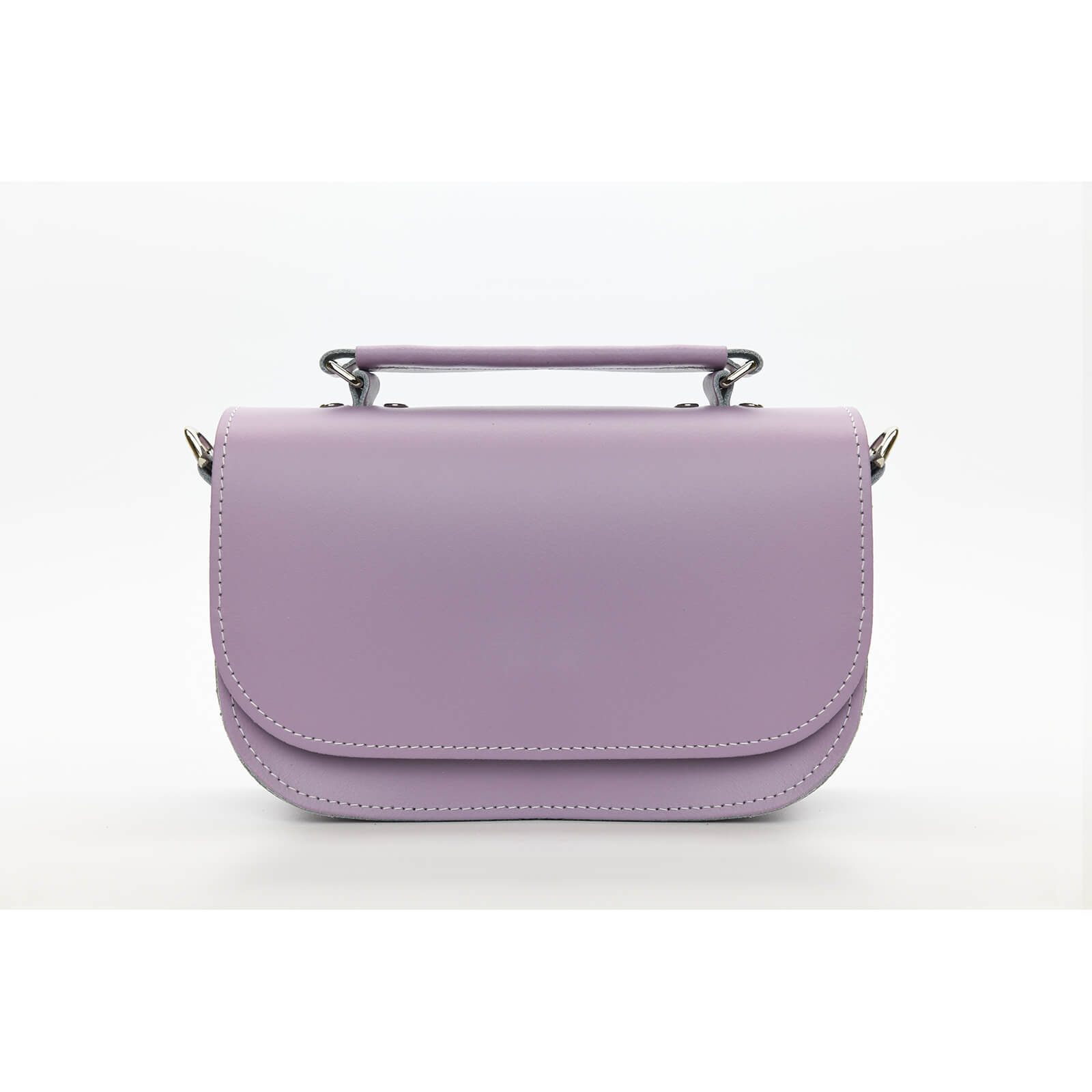 Aura Handmade Leather Bag - Pastel Violet
